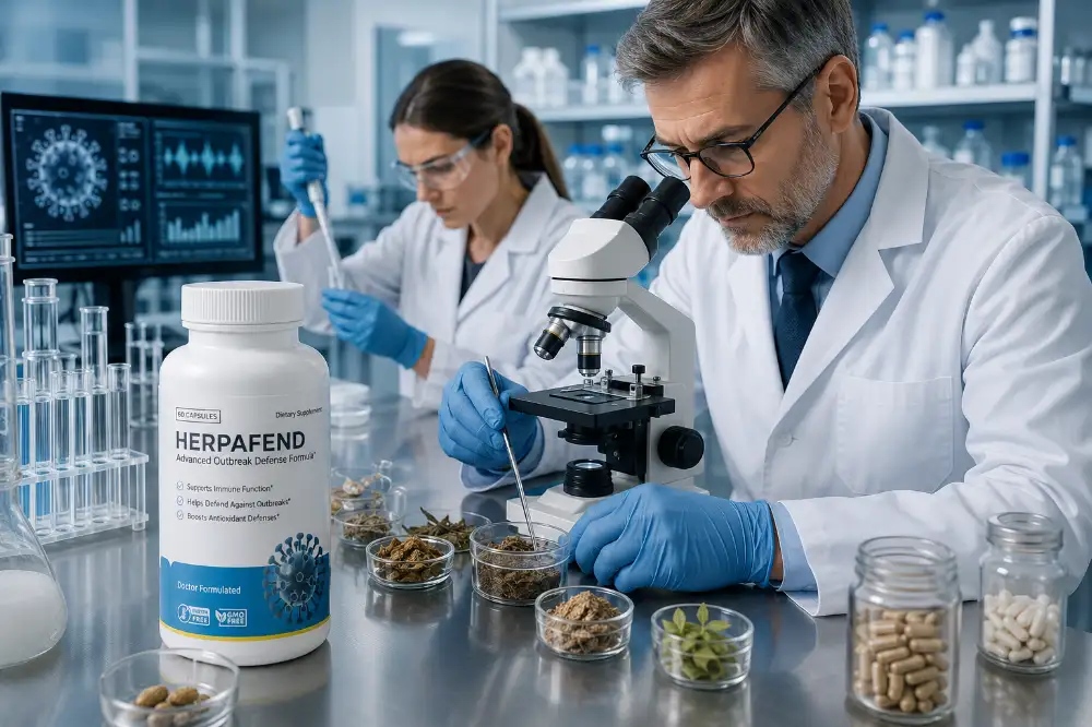 Herpafend Ingredients Laboratory Research
