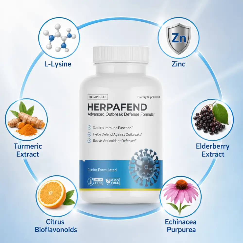 Herpafend Ingredients Formula Banner