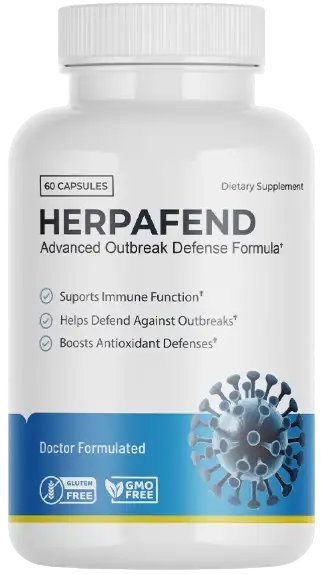 Herpafend Supplement Bottle front view